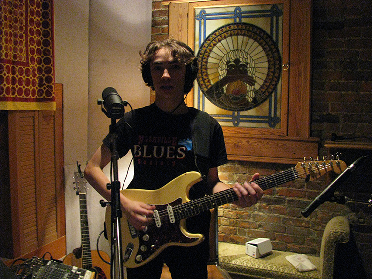 Jeff at House of David recording studio, Nashville